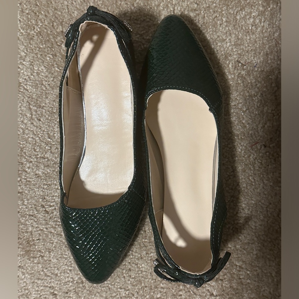Dark Green Heels